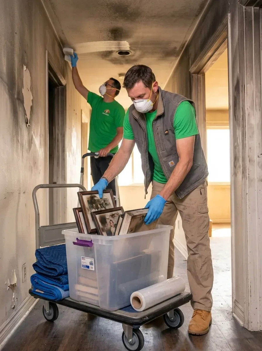 Water extraction in a Alpine garage
