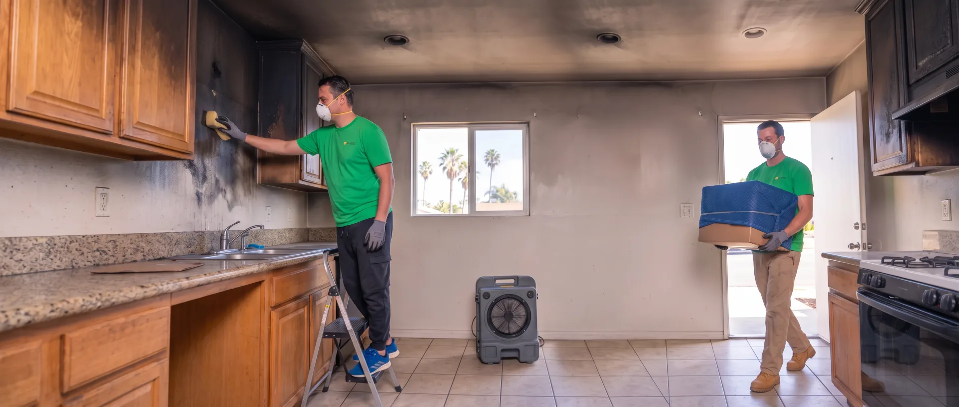 Fire and smoke damage repair in Alpine